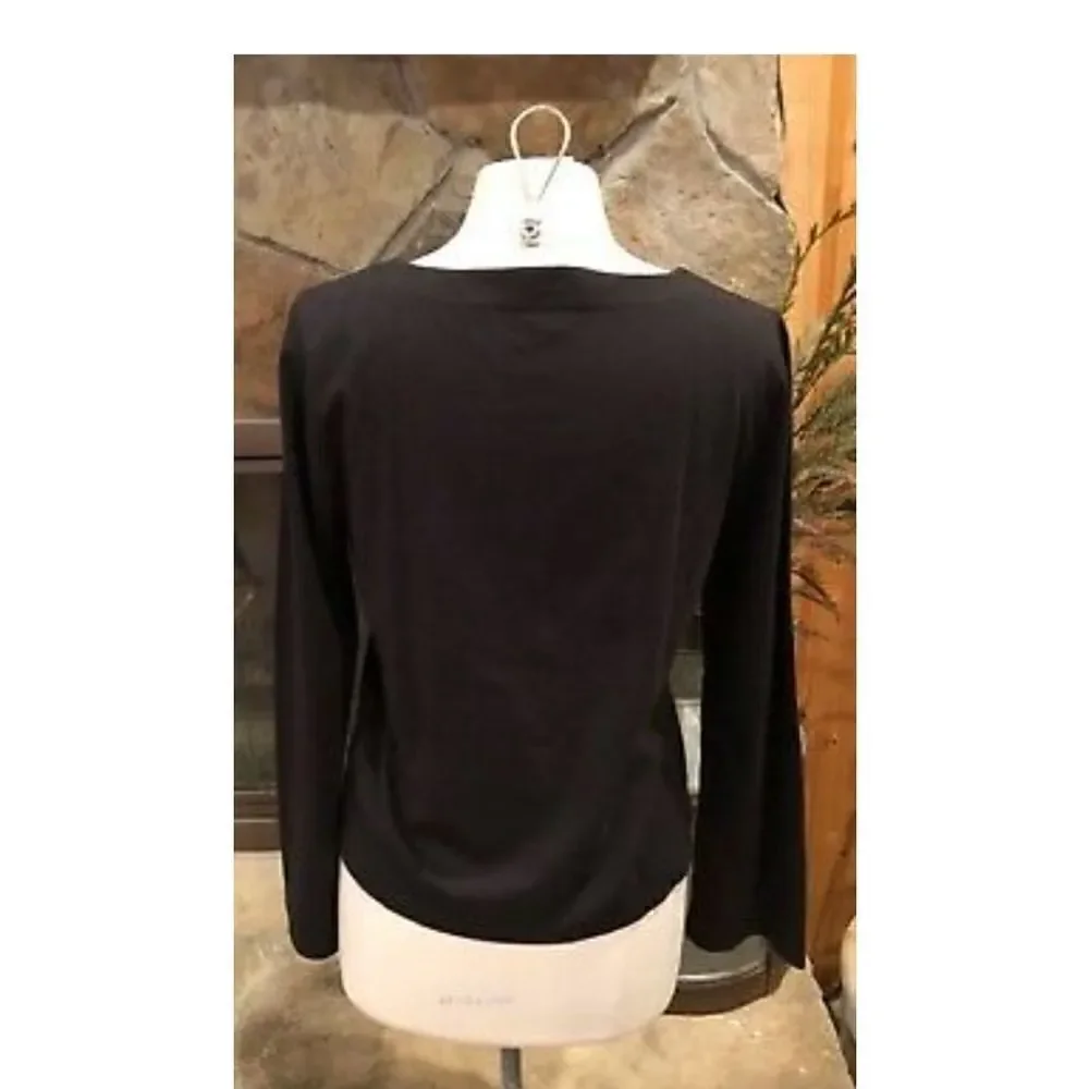 NWT J CREW  Velvet Tie Top